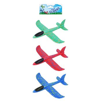 GLIDPLAN I SKUMGUMMI - 23CM - MIXADE FÄRGER (24 st)