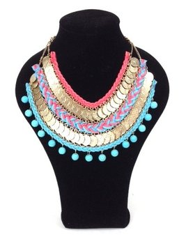 Halsband Turkos Rosa (1 st)