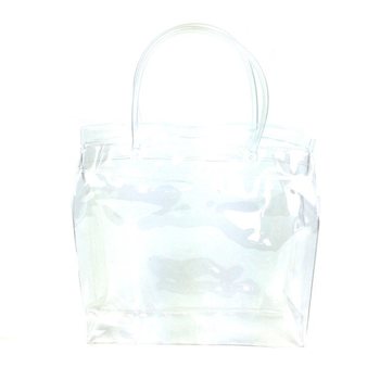 Lyxig Transparent Blockbottenp&aring;se med Stadigt Handtag 18,5x18cm (25 st)