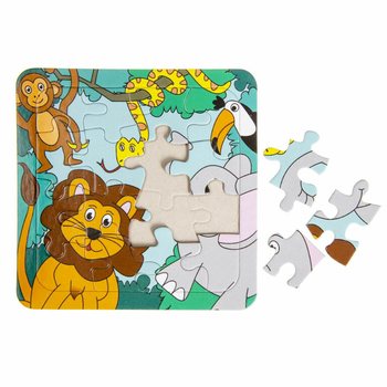 Mix Djungelpussel (14x14cm) - Storpack 50 st