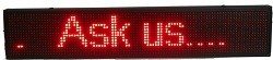 LED-Skylt med Rullande Text f&ouml;r Bil 12V - Reklamskylt