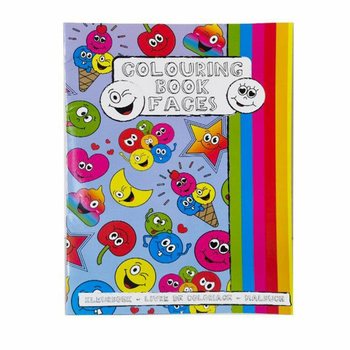 Målarbok A4 Smiley med Klistermärken (12-pack)