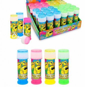 S&Aring;PBUBBLOR - SMILEY - 50ML I DISPLAY (36 st.)