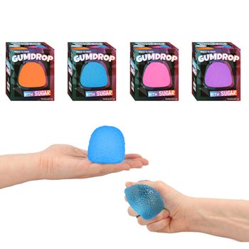 SQUEEZE GUM DROP - MED SUGAR-FYLLNING - I DISPLAY (12 st.)