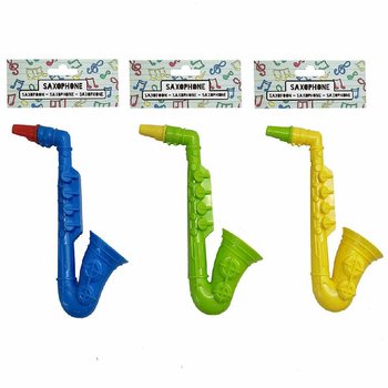 SAXOFON - 16 CM H&Ouml;G - MIXADE F&Auml;RGER (12 st)