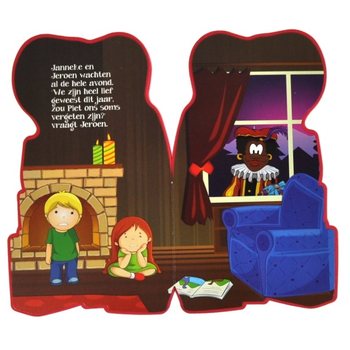 Stor Skumbok 'Piet' Sinterklaas-hj&auml;lpare 30 cm (11-pack)