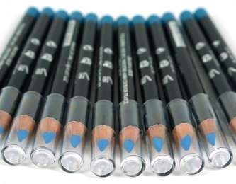 Kajal & Läppenna Ljusblå (12-pack)
