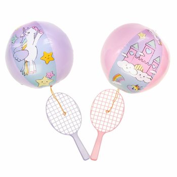 Padelracket med Boll - Enhörning (12-pack)