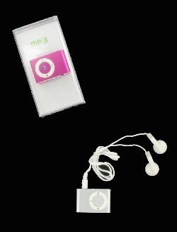 MP3-spelare med Hörlurar - 4GB (Blandade Färger)