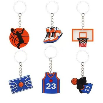 BASKETBOLL NYCKELRINGAR MIX (48 st)