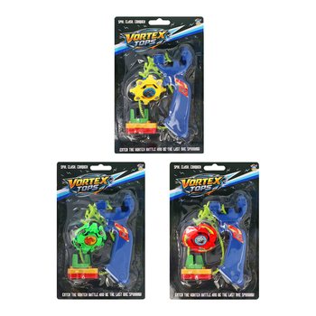 Spinner Battle Snurror med Avfyrare p&aring; Kort (6 st)