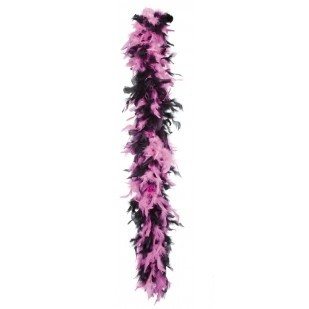 Svart/Rosa Boa f&ouml;r Prinsessor 180 cm (6-pack)
