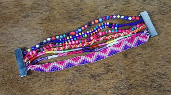 Ibiza-armband 7 rader (1 st)