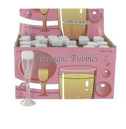 Såpbubblor Champagneglas (24-pack) - Bröllop