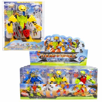 THUNDERBOLT ROBOT WARRIOR ACTIONFIGUR I DISPLAY (12 st)