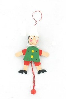 Sprattelgubbe Pinocchio i Tr&auml; (4 st.)