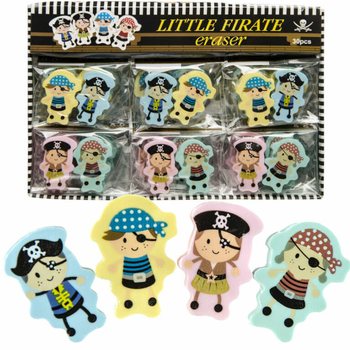Pirater Suddegummi Set - 2 st i Display