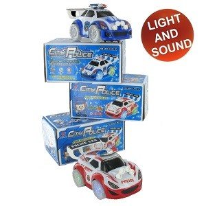 Bump & Go Polisracerbil (2-pack)