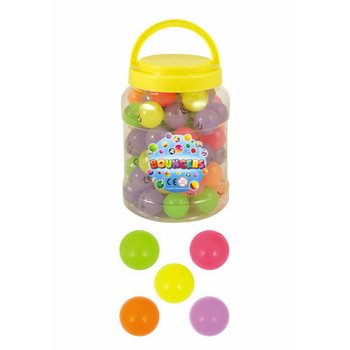 GLOW IN THE DARK STUDSBOLLAR Ø3.3 CM I BURK (72 st)