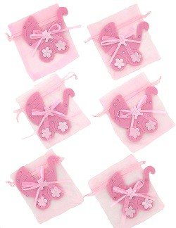 Presentpåse för Födsel - Babyrosa (12-pack)
