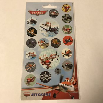 KLISTERMÄRKESARK: DISNEY PLANES, Mått 20 x 10 cm (10 st)