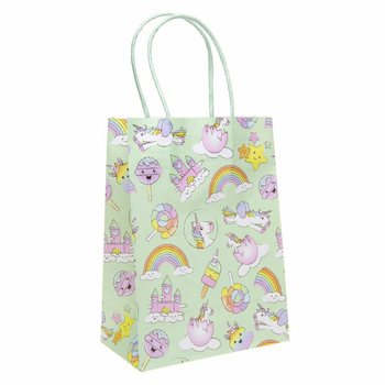 Enhörning Presentpåsar i Papper - 12-pack (16x9x22 cm)