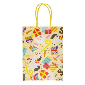 PRESENTP&Aring;SE I PAPPER - SINTERKLAAS - 16x9x22 CM (12-pack)
