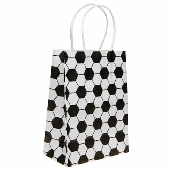 Presentpåsar i Papper Fotboll 16x9x22 CM (12 st)