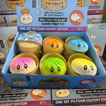RAGE - Squishy Bun Dumplings STORA - ONE SET PU FOAM SQUISHY EDITION (12 st.)
