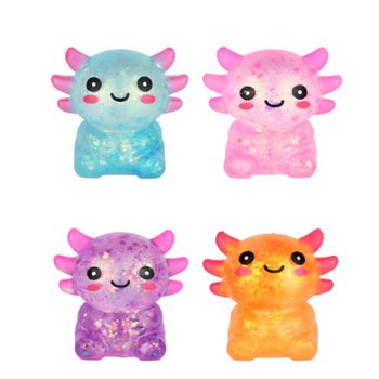 Squeeze Axolotl - med Gel Sugar-Fyllning - i Display (12 st)
