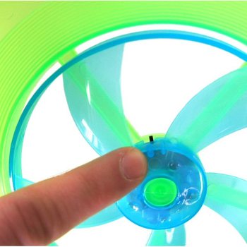 Lysande Frisbee med LED (10-pack)