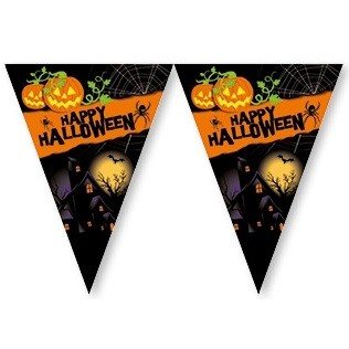 Vimpelgirlang Happy Halloween - 2,3 Meter (6 st)