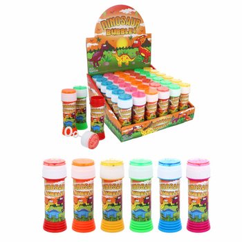 Dinosaurie Såpbubblor 50ml med Tålamodsspel - Display 36 Styck