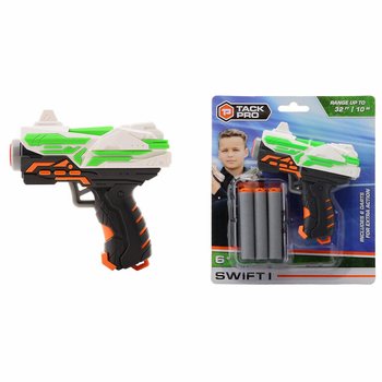 Tack Pro Swift I Leksakspistol med 6 mjuka pilar - 11 cm