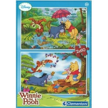 CLEMENTONI DISNEY NALLE PUH PUSSEL 2 x 60 BITAR (6-pack)