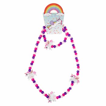 Enhörning Halsband & Armband i Trä för Barn (48-pack)