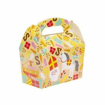 Sinterklaas godisaskar 12x12,5x6 cm (12-pack)