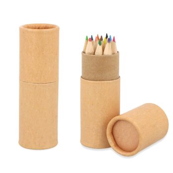 12x Färgpennor i Tub: Modell: Eco Friendly - I Display (20 st)