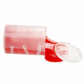 Transparent F\u00e4rgad Slime Display (12 styck)