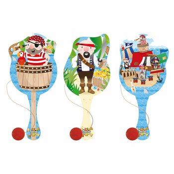 Pirat Paddle Ballspel (12-pack)