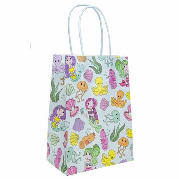 Presentpåsar i Papper Sjöjungfru - 12-pack