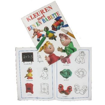 Målarbok ”Måla med Ben och Babette” (18 st.)