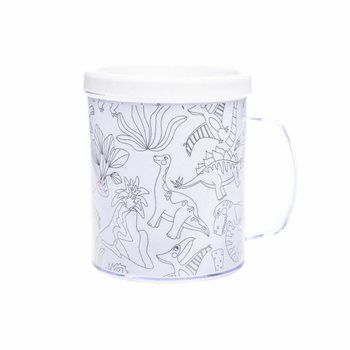 F&auml;rgl&auml;gg din egen dinosauriemugg &ndash; set om 2
