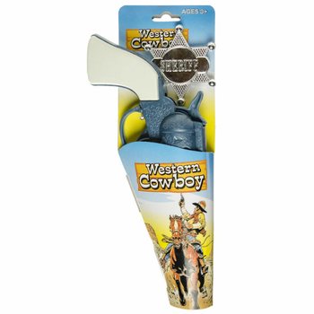 Cowboypistol & Bricka Set (6 st)