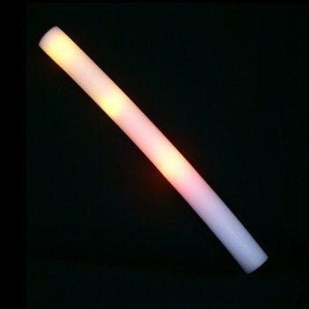 LED Skumstav Enfärgad - Party-ljusstav - Orange (24-pack)