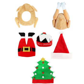 MIX LYXIGA ROLIGA TOMTELUVOR - XMAS CAPS (6 st.)
