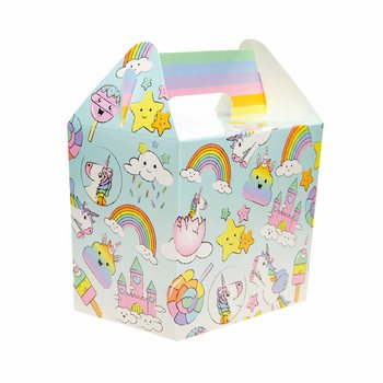 Menybox / Kalasbox Enhörning 14x10x17 cm (12-pack)