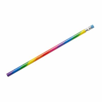 Regnb&aring;gsblyertspennor med Suddgummi (12-pack) - Grossist