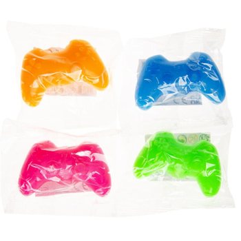 Kl&auml;mleksak Gamepad Squeeze - Mix Neonf&auml;rger - i Display (12-pack)