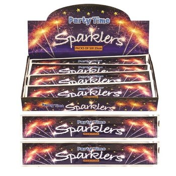 6-delars set med tomtebloss, 25 cm (36 förpackningar)